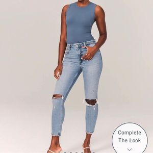 Abercrombie curve love High rise skinny